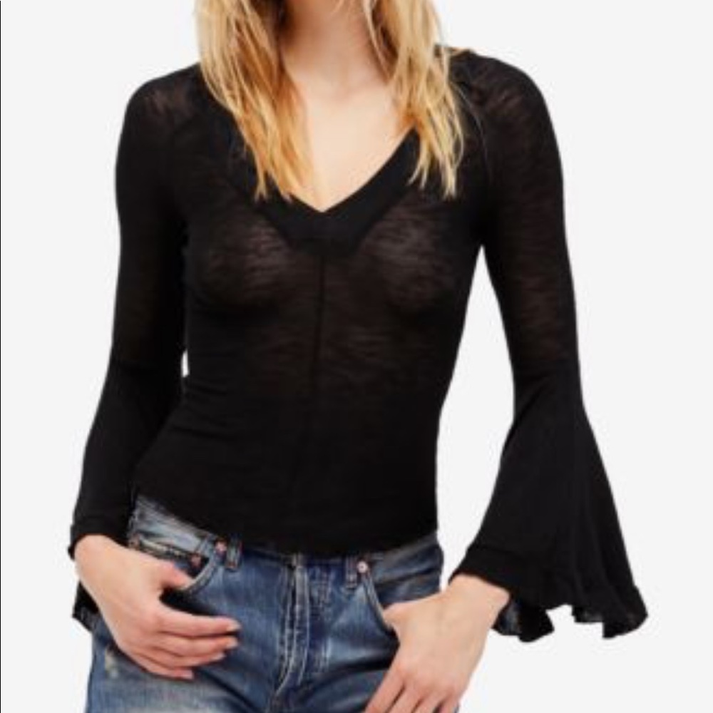 Free people bell sleeve top